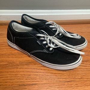 Vans Classic Black & White Low Top Sneakers
